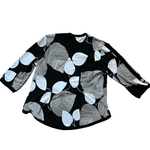 🍂 Frank Lyman Leaf Print Cardigan | Size 18 | Timeless Workwear Essential 🍂 - Picture 2 of 10